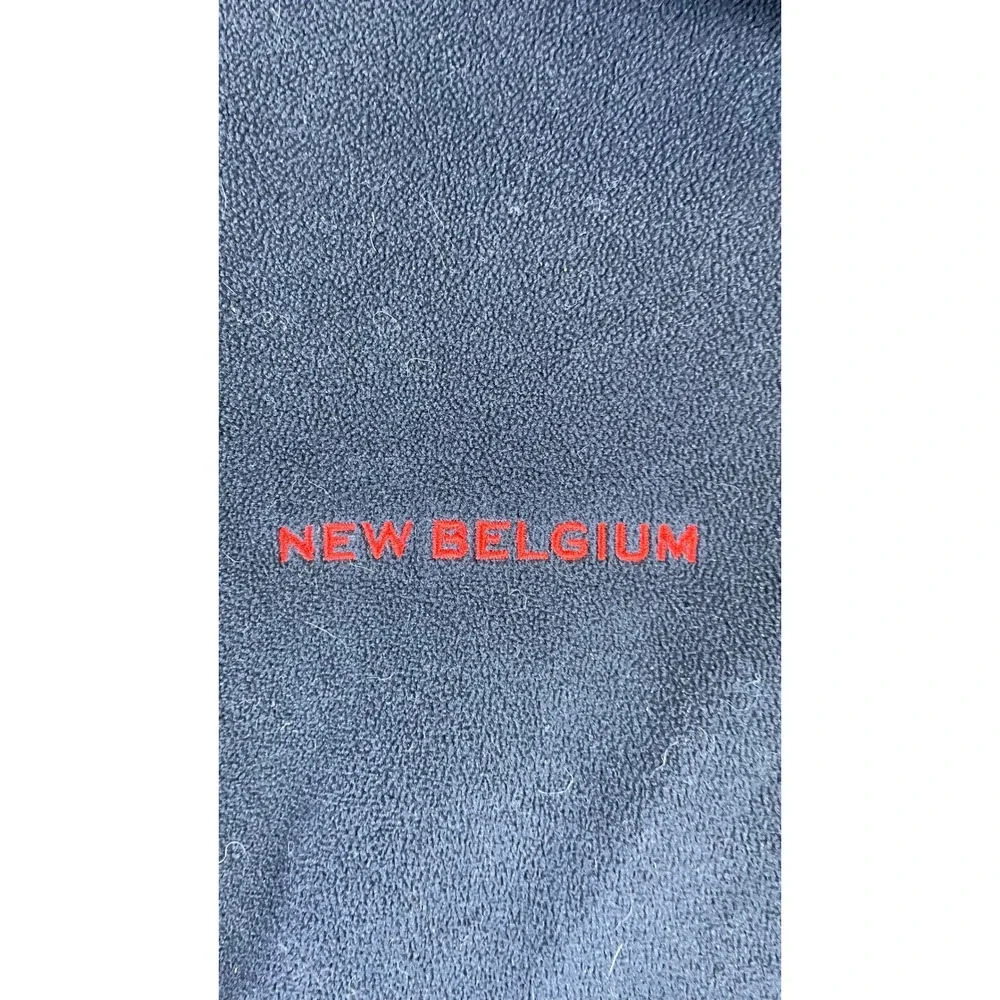 Patagonia Synchilla Fleece Pullover Mens M Black Excellent New Belgium Brewery
